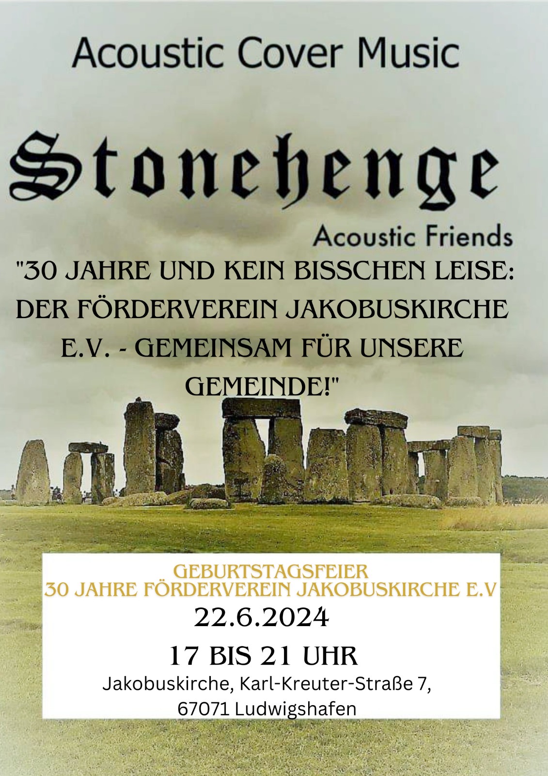 Stonehenge 30 Jahre Förderverein